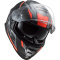 Мотошолом LS2 FF800 Storm Racer Matt Titanium Fluo Orange