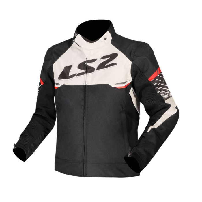 Куртка LS2 Apex Man Jacket Black White Red