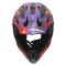 Мотошолом LS2 MX708 Fast 2 Grotesk Purple Orange