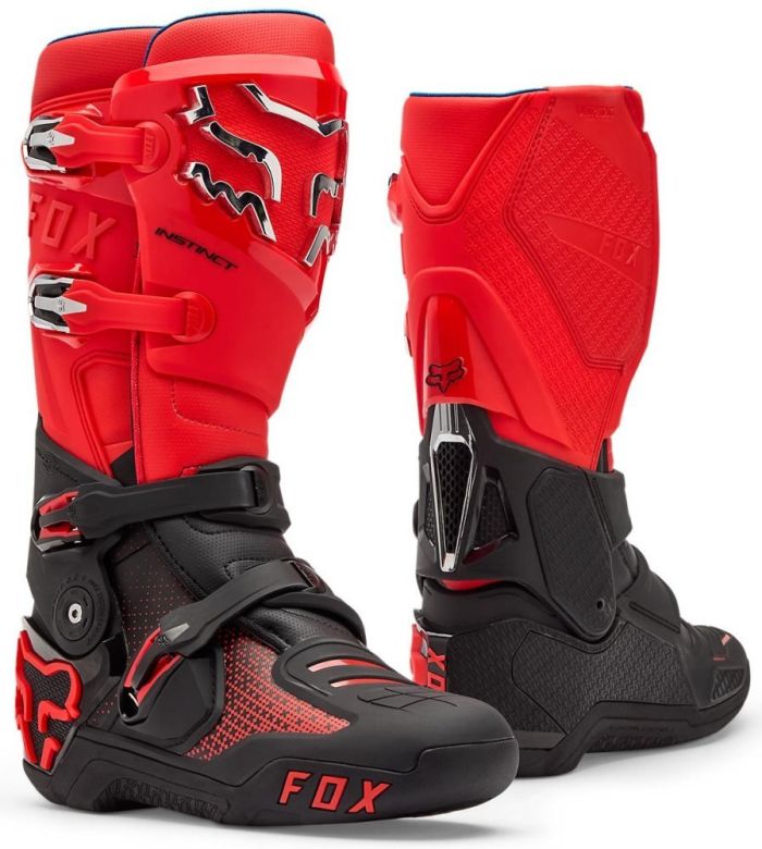 Мотоботи Fox Instinct Boot Flo Red