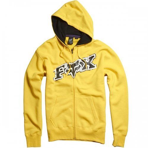 Толстовка Fox Up Against Zip Front Fleece Yellow