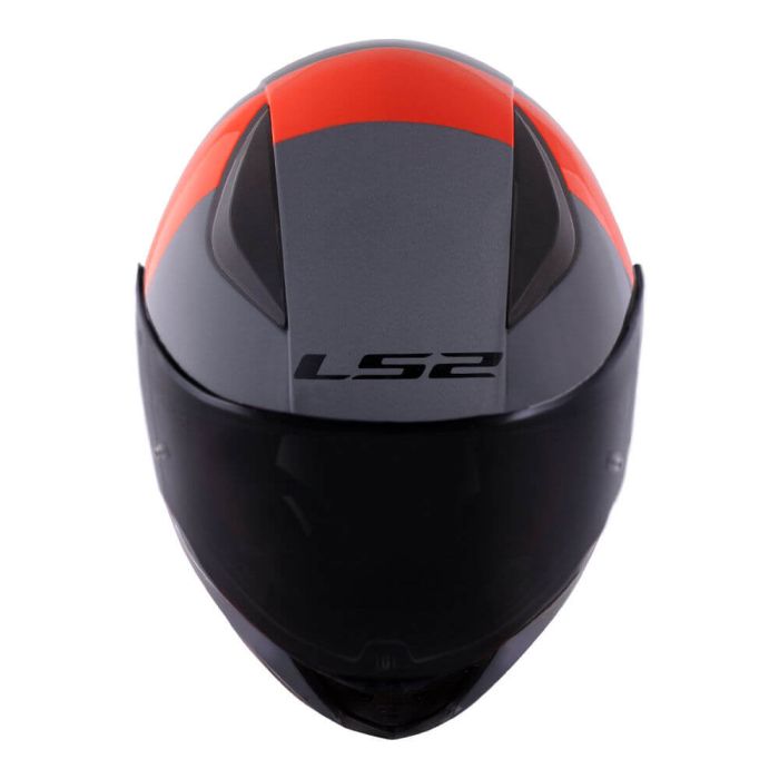 Мотошолом LS2 FF353 Rapid Multiply Matt Grey Black Red