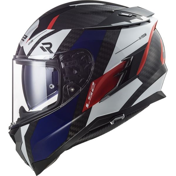 Мотошолом LS2 FF327 Challenger CT2 Alloy White Blue Red