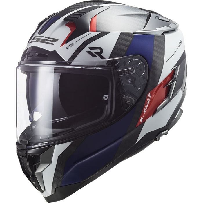 Мотошолом LS2 FF327 Challenger CT2 Alloy White Blue Red