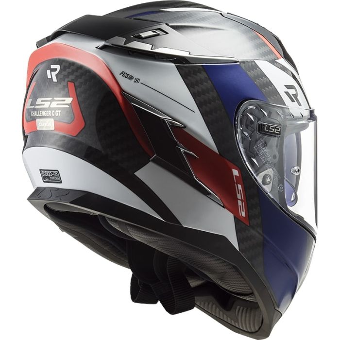 Мотошолом LS2 FF327 Challenger CT2 Alloy White Blue Red