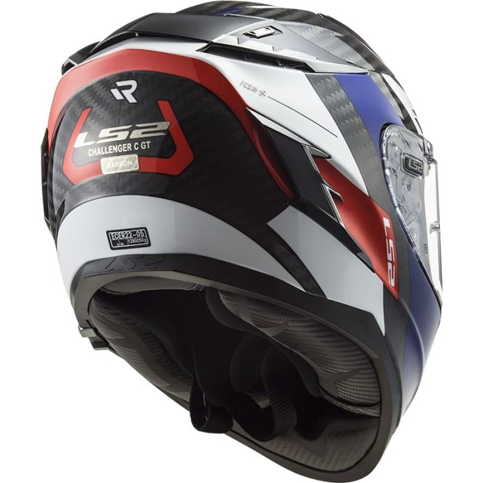 Мотошолом LS2 FF327 Challenger CT2 Alloy White Blue Red