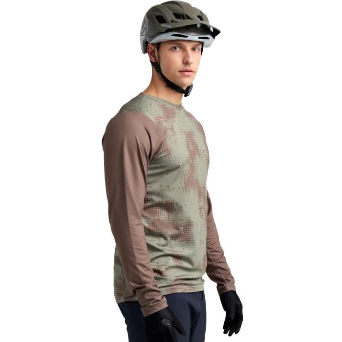 Джерсі TLD SKYLINE CHILL JERSEY SCATTERED [OLIVE]