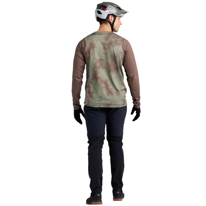 Джерсі TLD SKYLINE CHILL JERSEY SCATTERED [OLIVE]