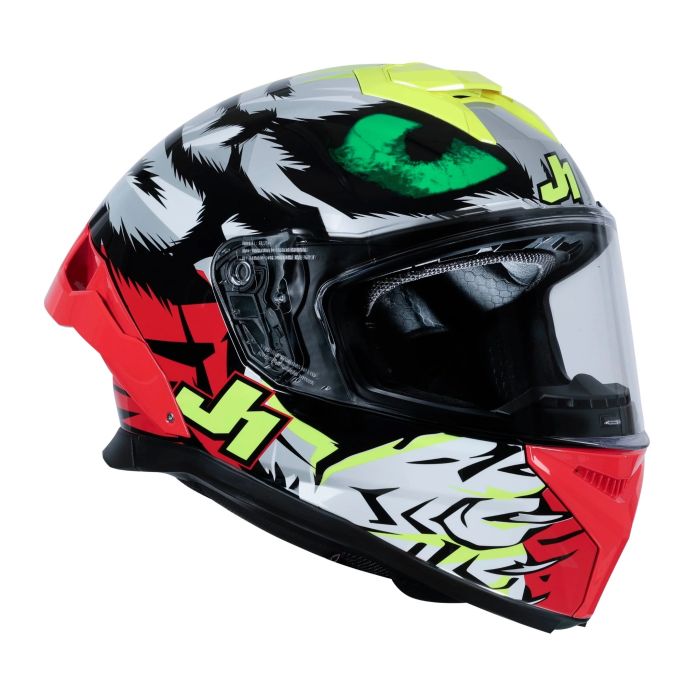 Мотошолом Just1 J-STR Demonic Red Yellow Black Gloss
