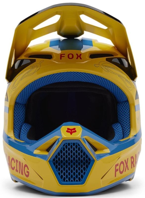 Шолом Fox V1 Helmet - Race Spec Pale Yellow