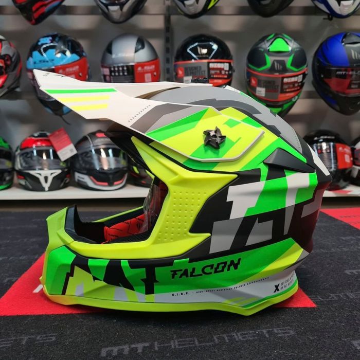 Мотошолом MT FALCON ARYA A3 Matt Yellow