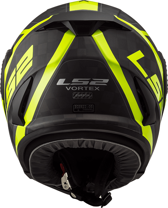 Мотошолом LS2 FF313 Vortex Frame Carbon Hi-Vis Yellow