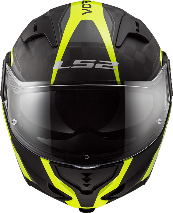 Мотошолом LS2 FF313 Vortex Frame Carbon Hi-Vis Yellow