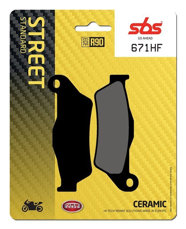 Гальмівні Колодки SBS Standard Brake Pads Ceramic