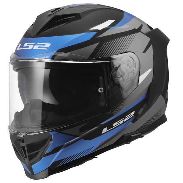 Мотошолом LS2 FF818 Storm 3 Komai Black Blue
