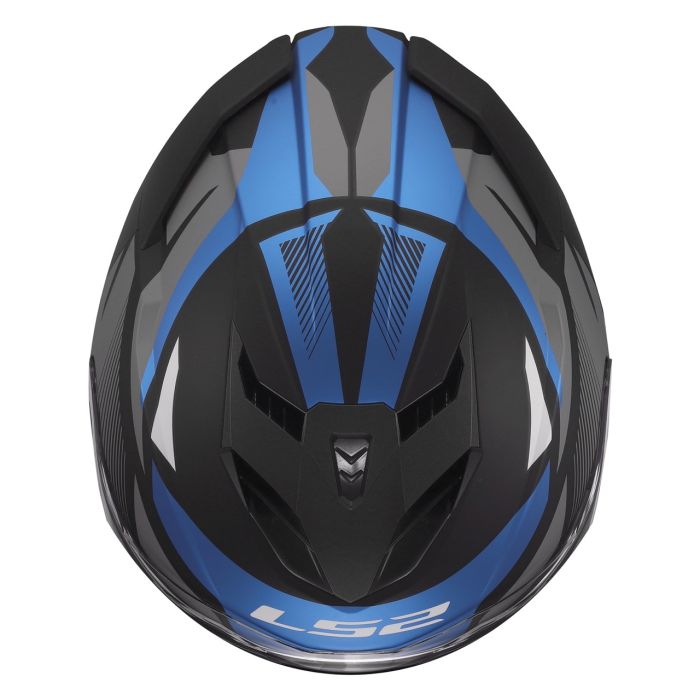 Мотошолом LS2 FF818 Storm 3 Komai Black Blue