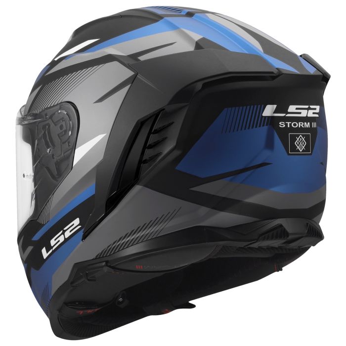 Мотошолом LS2 FF818 Storm 3 Komai Black Blue