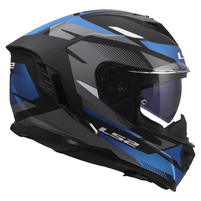 Мотошолом LS2 FF818 Storm 3 Komai Black Blue