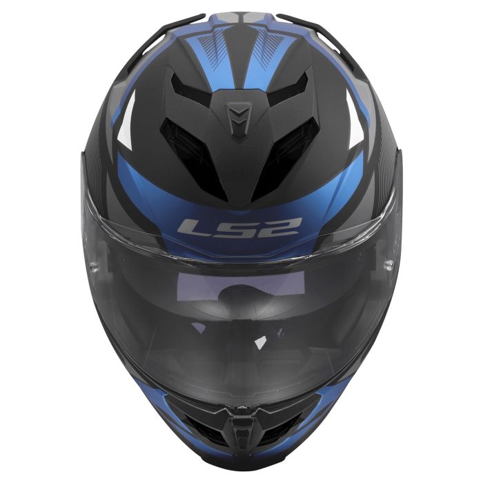 Мотошолом LS2 FF818 Storm 3 Komai Black Blue