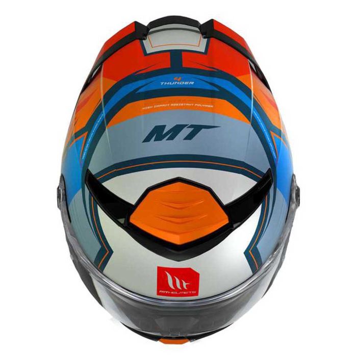 Мотошолом MT THUNDER 4 SV Pental B4 Matt Orange