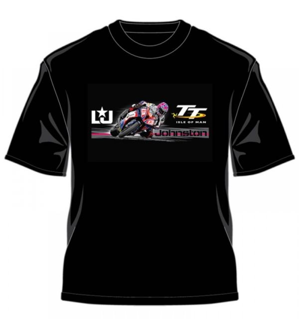 Футболка IOMTT T-Shirt - L Johnston Bike 13 Star Black