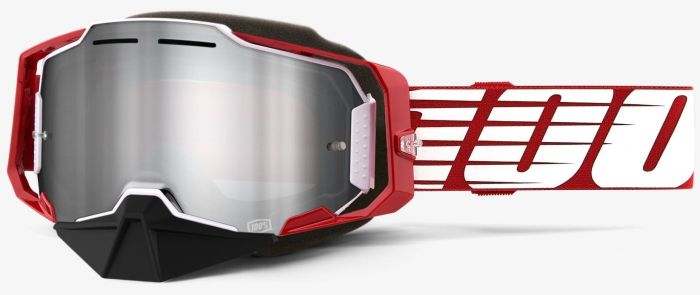 Окуляри 100% Armega Snowmobile Goggle Oversized Deep Red