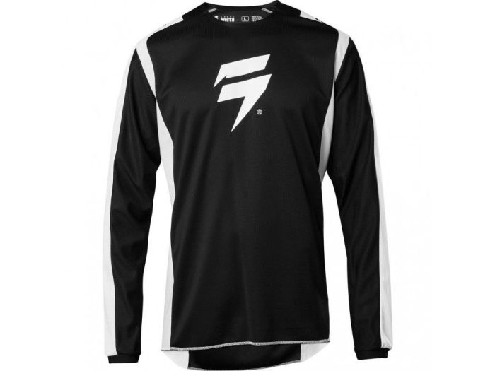 Джерсі SHIFT Whit 3 Label Race Jersey 2 Black White