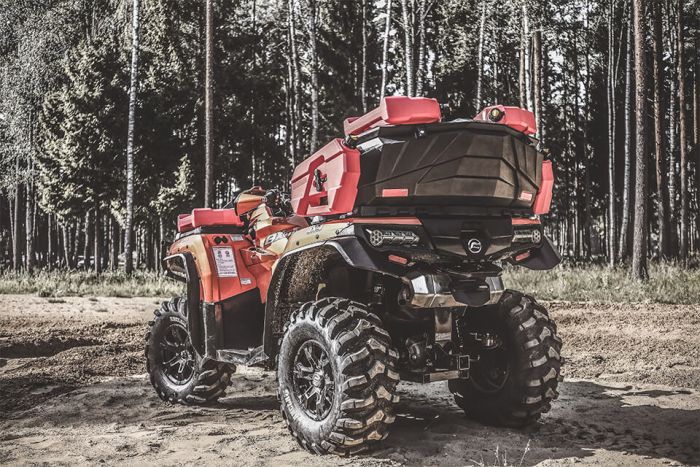 Кофр Tesseract для квадроциклів CFMOTO X8 H.O.EPS, X10