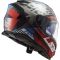 Мотошолом LS2 FF800 Storm Sprinter Black Red Titanium