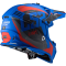 Мотошолом LS2 MX437 Fast Evo Alpha Matt Blue