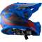 Мотошолом LS2 MX437 Fast Evo Alpha Matt Blue
