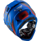 Мотошолом LS2 MX437 Fast Evo Alpha Matt Blue