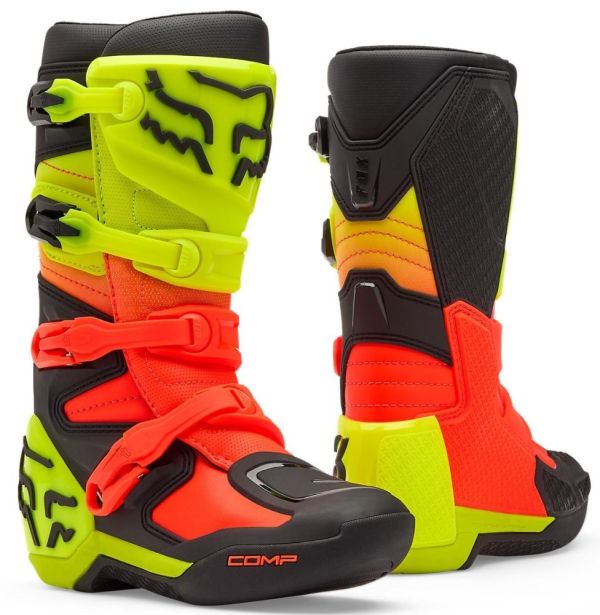 Мотоботи Fox Comp Youth Boot Orange