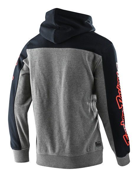 Худі TLD Block Signature PO Hoodie [Gray Heather/Orange]
