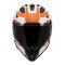 Мотошолом LS2 MX702 Pioneer 2 Namib White Orange