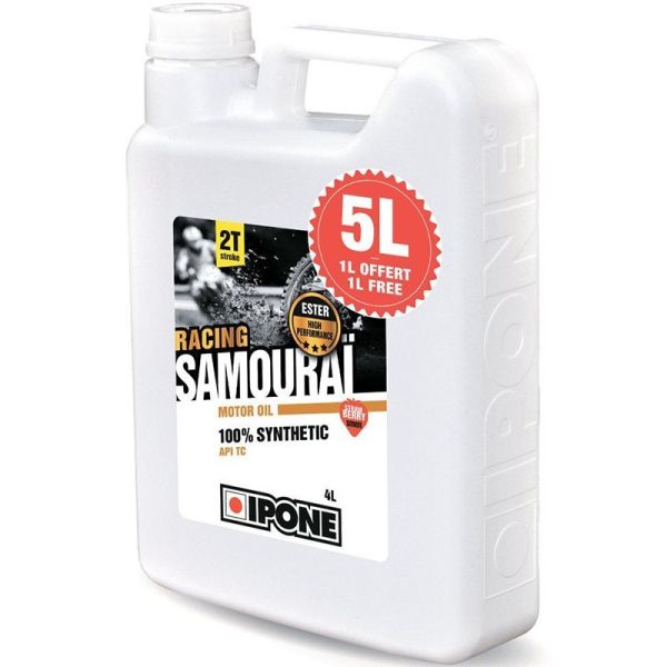 Моторна олива IPONE Samourai Racing Полуниця (4+1л)