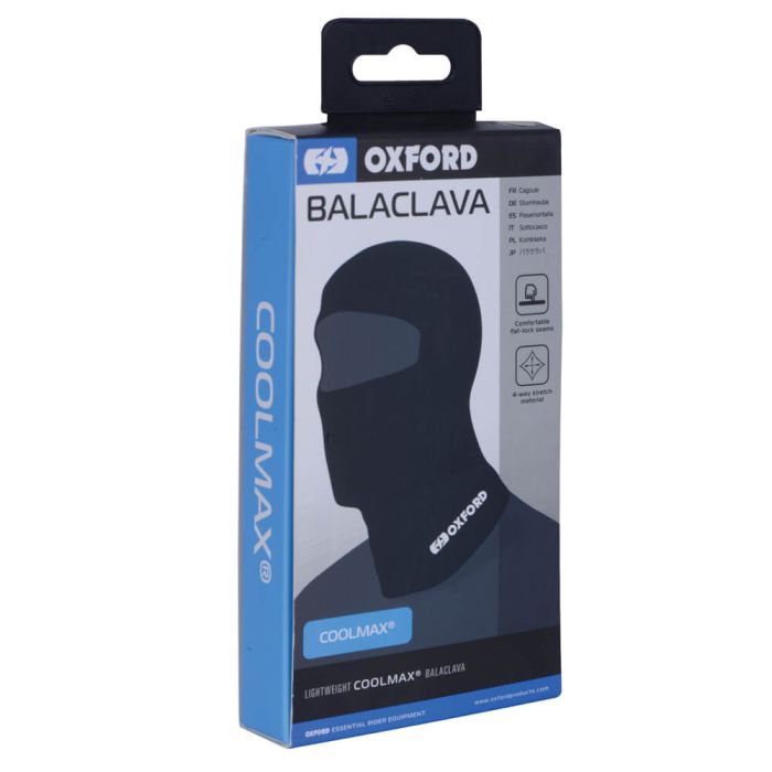 Балаклава (підшоломник) Oxford Balaclava Coolmax Blk