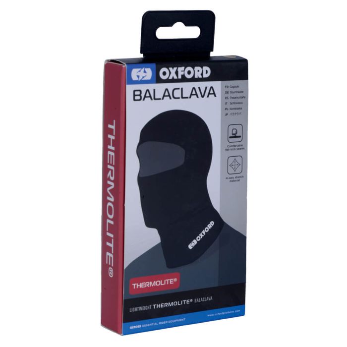 Балаклава (підшоломник) Oxford Balaclava Thermolite Blk
