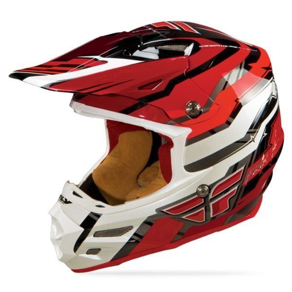 Мотошолом Fly Formula Stryper Helmet Red