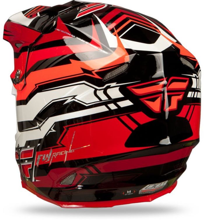 Мотошолом Fly Formula Stryper Helmet Red