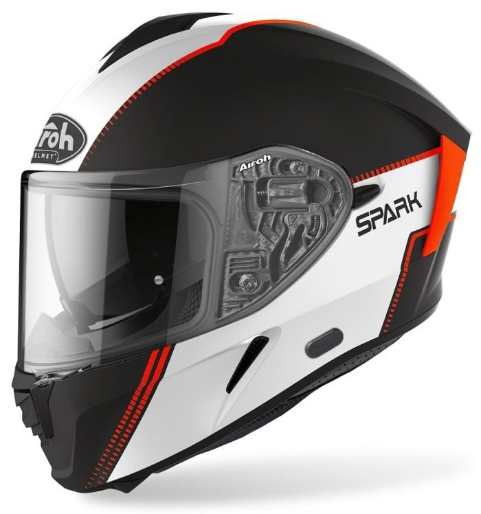 Мотошолом Airoh Spark Flow Orange Matt