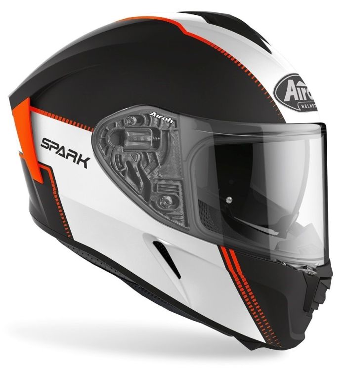 Мотошолом Airoh Spark Flow Orange Matt