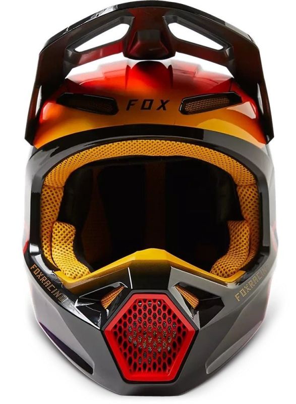 Мотошолом Fox V1 Toxsyk Helmet Black