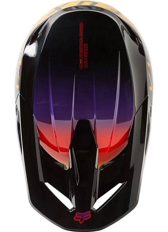 Мотошолом Fox V1 Toxsyk Helmet Black