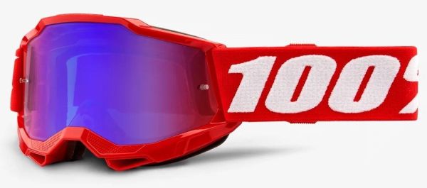 Дитячі Окуляри 100% Accuri 2 Youth Goggle Red - Mirror Blue Lens