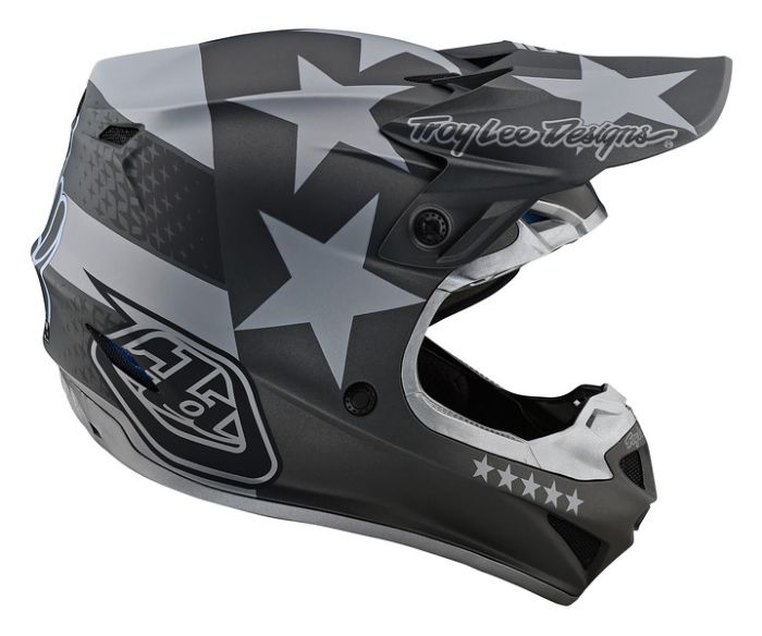 Мотошолом TLD SE4 POLYACRYLITE [FREEDOM BLACK / GRAY]