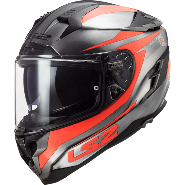 Мотошолом LS2 FF327 Challenger Cannon Jeans Fluo Orange