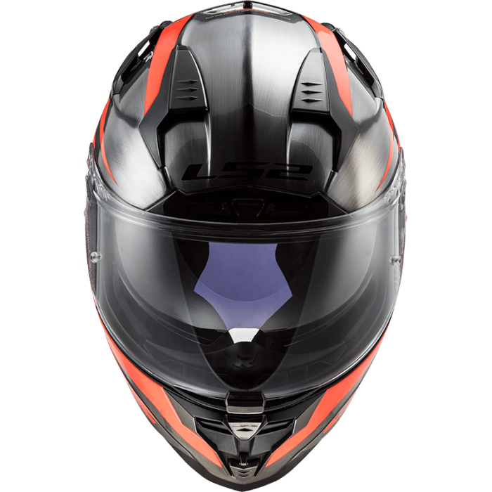 Мотошолом LS2 FF327 Challenger Cannon Jeans Fluo Orange