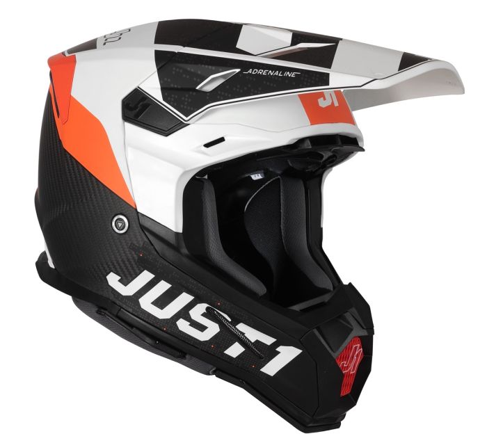 Мотошолом Just1 J22 Adrenaline Orange Carbon Matt