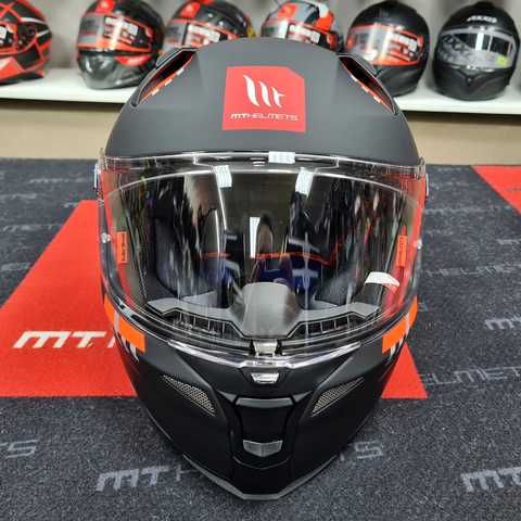 Мотошолом MT Revenge 2 S Solid Matt Black ECE2206